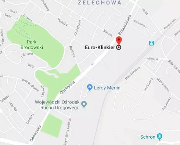 Euro Klinkier - Lokalizacja salonu sprzedaży i wymiany drzwi zewnętrznych w Szczecinie