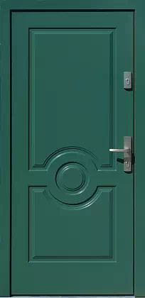 Drzwi zewnętrzne drewniane 504,1 zielone