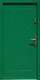 Drzwi zewnętrzne drewniane 543,2 zielone